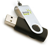 USB-minne med Bollnäs Energis logotyp